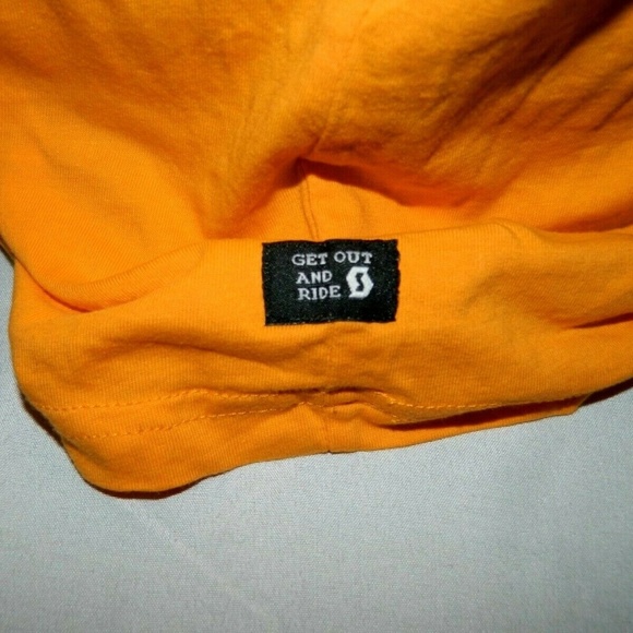 Scott Ski Goggles Graphic T  Shirt 2XL mens Yellow - Picture 6 of 7